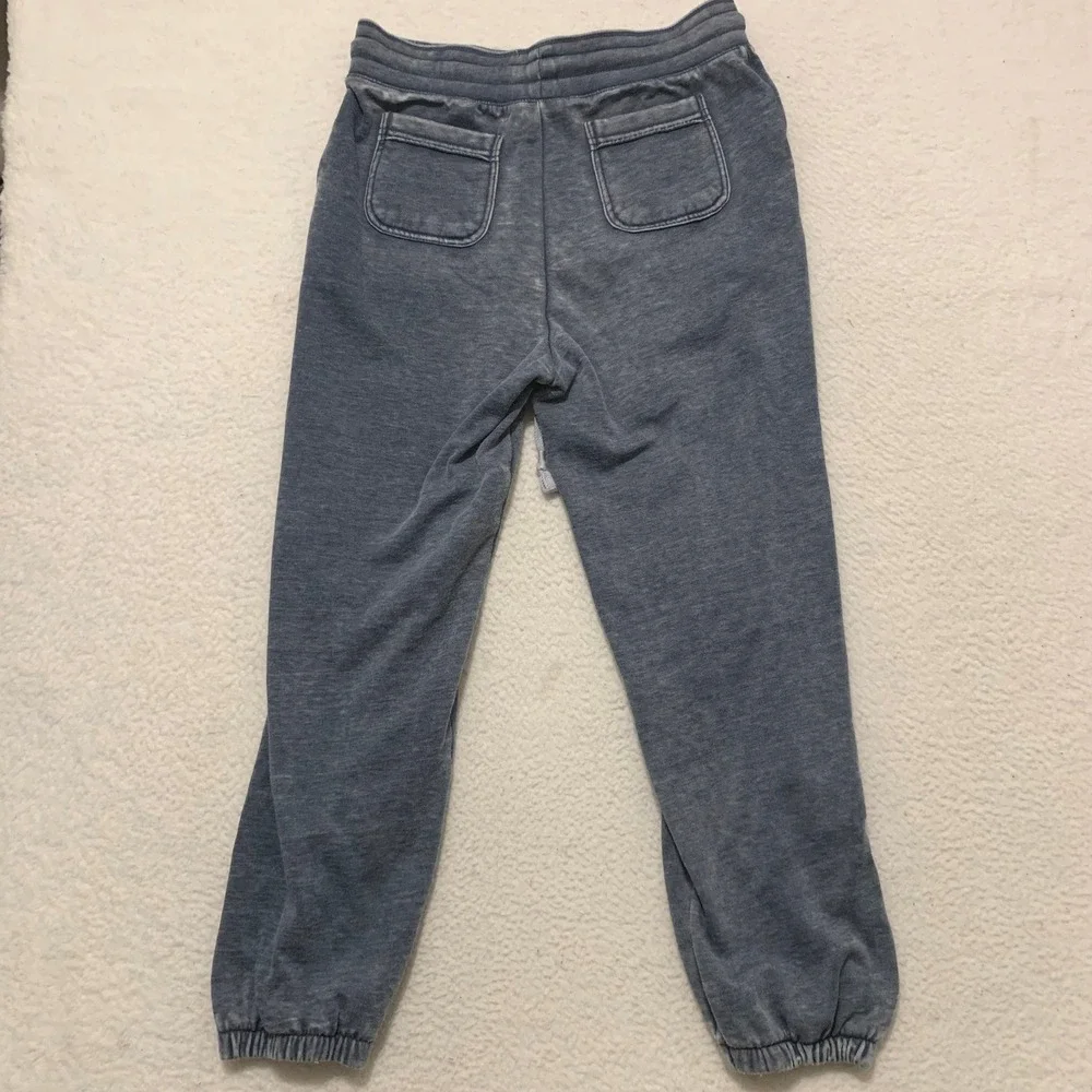 Saturday Sunday Anthropologie Jogger Sweatpants Womens S Lounge Blue Acid Wash